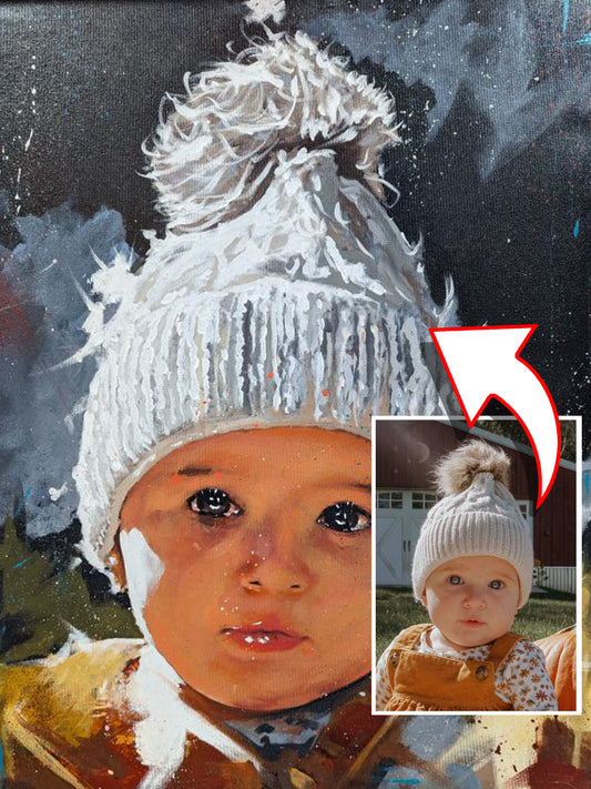 We Will Paint Your Favorite Photo Into An Exquisite Hand-painted Portrait!